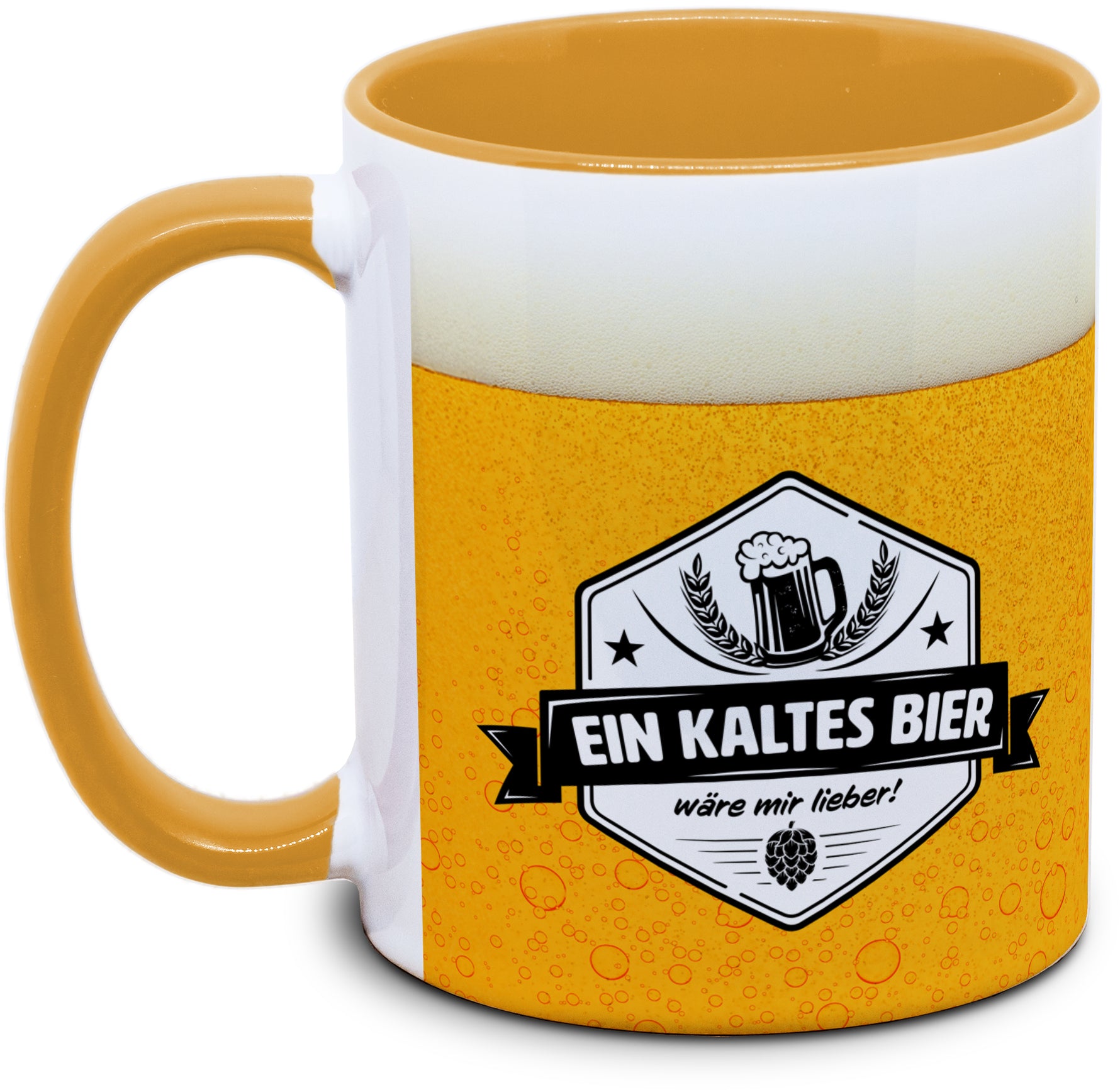 Bier Tasse - Ein kaltes Bier wäre mir lieber!
