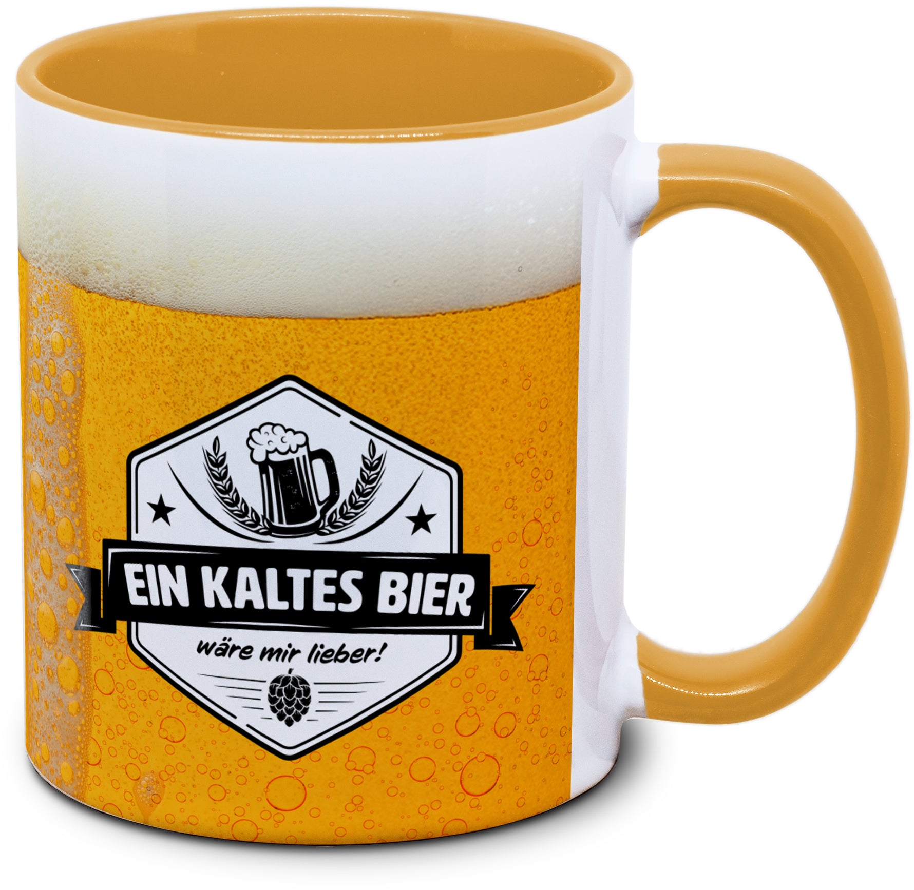 Bier Tasse - Ein kaltes Bier wäre mir lieber!