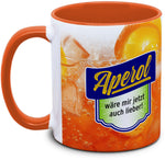 Keramiktasse mit Aperol wär mir jetzt auch lieber! (2) Motiv von Tassenkasper