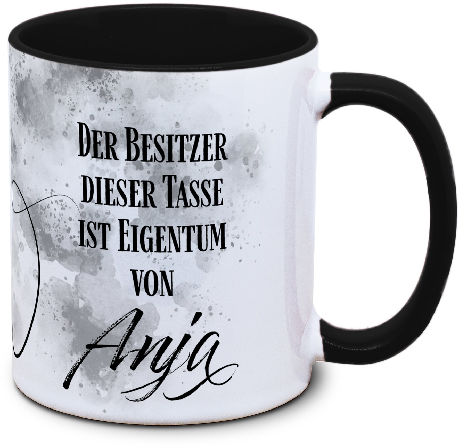 Der Besitzer dieser Tasse ist Eigentum von...