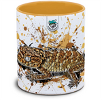 Keramiktasse mit Nephrurus amyae / Rauer Knopfschwanzgecko Motiv von Tassenkasper