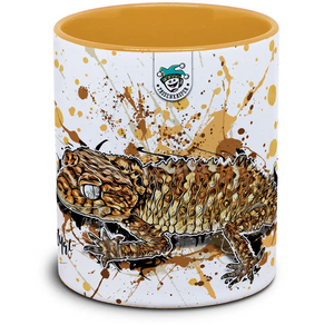Keramiktasse mit Nephrurus amyae / Rauer Knopfschwanzgecko Motiv von Tassenkasper