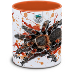 Keramiktasse mit Brachypelma hamorii / Rotknie-Vogelspinne Motiv von Tassenkasper