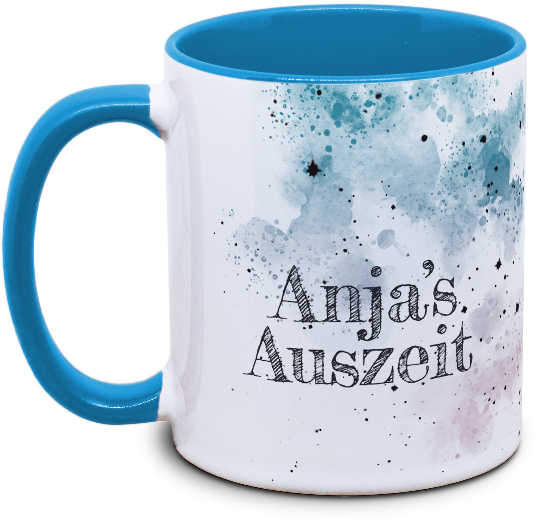 Keramiktasse mit Auszeit Motiv von Tassenkasper