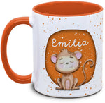 Tasse - Enfants avec prénom et singe