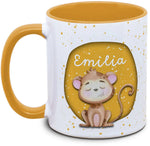 Tasse - Enfants avec prénom et singe