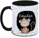Tasse - Enfants avec prénom et singe
