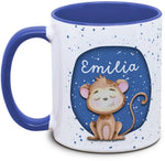 Tasse - Enfants avec prénom et singe