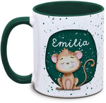 Tasse - Enfants avec prénom et singe