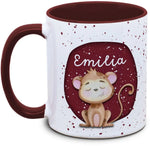 Tasse - Enfants avec prénom et singe