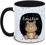 Tasse - Enfants avec prénom et ours / ourson