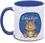 Tasse - Enfants avec prénom et ours / ourson