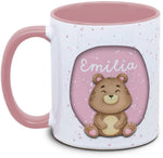 Tasse - Enfants avec prénom et ours / ourson