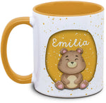 Tasse - Enfants avec prénom et ours / ourson