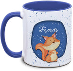 Mug - Enfants avec prénom et écureuil