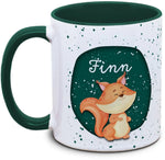 Mug - Enfants avec prénom et écureuil