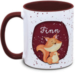 Mug - Enfants avec prénom et écureuil