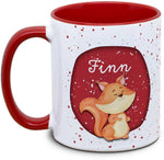 Mug - Enfants avec prénom et écureuil