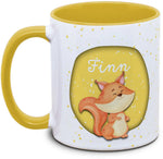 Mug - Enfants avec prénom et écureuil
