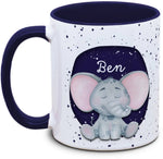 Tasse - Kinder mit Name und Elefant