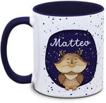 Mug - Children with Name and Owl