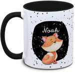 Tasse - Kinder mit Name und Fuchs