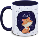 Tasse - Kinder mit Name und Fuchs