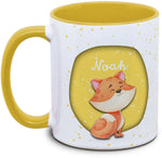 Tasse - Kinder mit Name und Fuchs