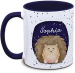 Tasse - Enfants avec nom et hérisson