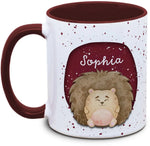 Tasse - Enfants avec nom et hérisson