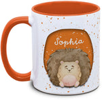 Tasse - Enfants avec nom et hérisson