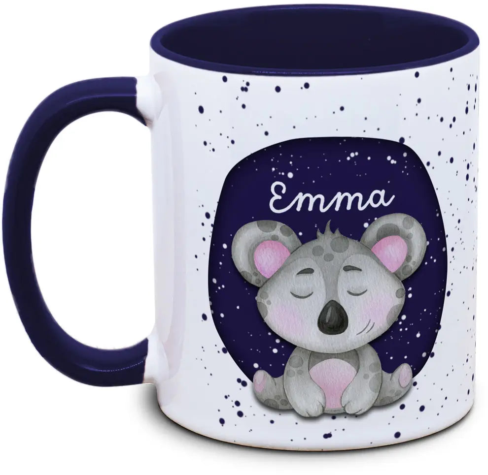 Tasse - Kinder mit Name und Koala