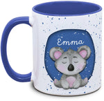 Tasse - Kinder mit Name und Koala