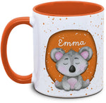 Tasse - Kinder mit Name und Koala