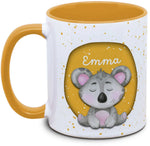 Tasse - Kinder mit Name und Koala