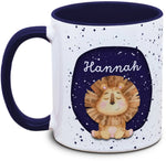 Tasse - Enfants avec prénom et lion