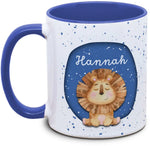 Tasse - Enfants avec prénom et lion