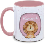 Tasse - Enfants avec prénom et lion