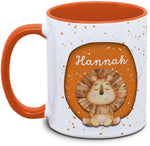 Tasse - Enfants avec prénom et lion