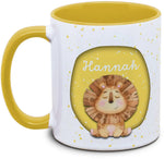 Tasse - Enfants avec prénom et lion
