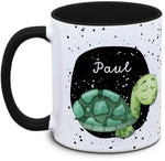 Mug - Kids with Name and Turtle