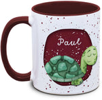Mug - Kids with Name and Turtle