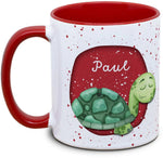 Mug - Kids with Name and Turtle