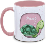 Mug - Kids with Name and Turtle