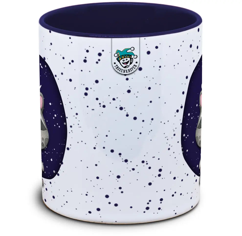 Kindertasse mit Name und Waschbär