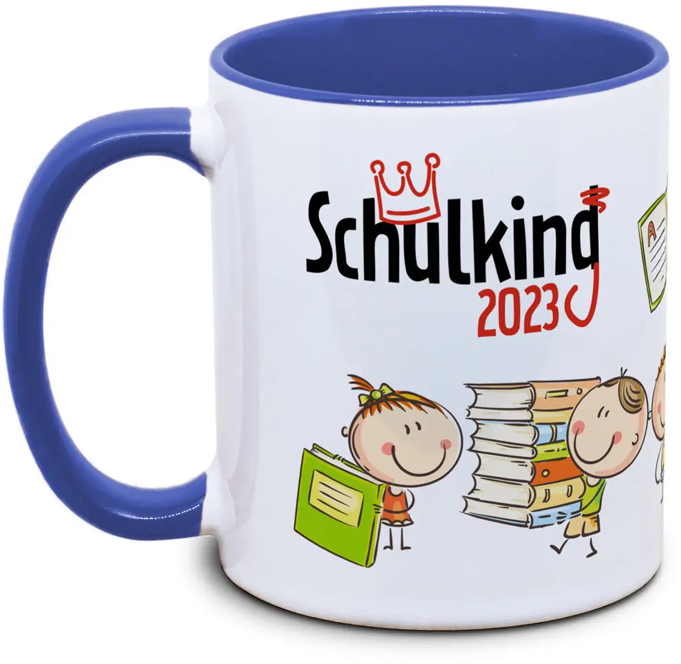 Mug - for school child: Schoolking for school start year