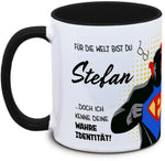 Tasse für Super-Papas (mit Wunschname)
