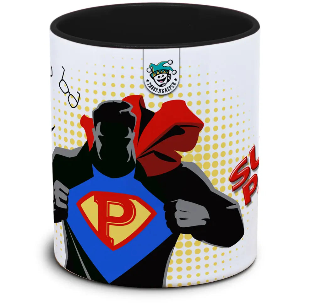 Tasse für Super-Papas (mit Wunschname)