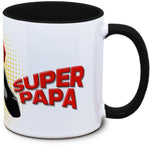Tasse für Super-Papas (mit Wunschname)