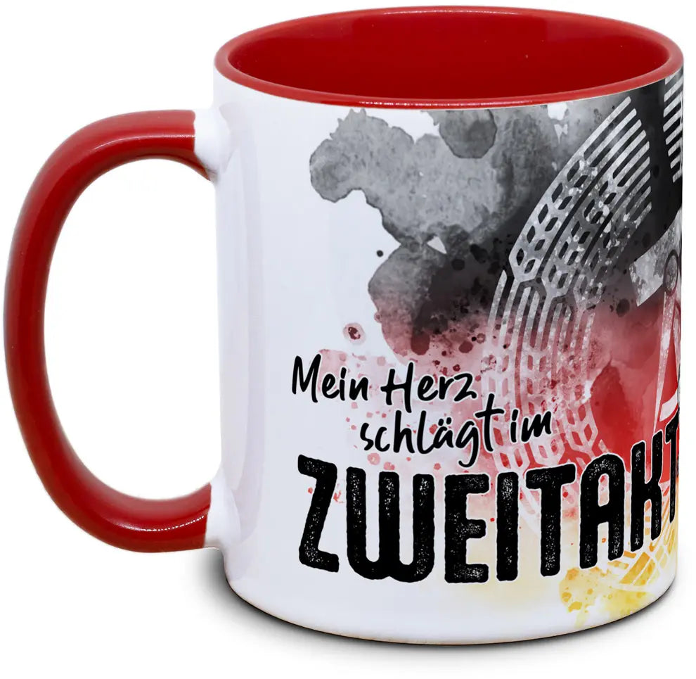 DDR Tasse: Trabant - Mein Herz schlägt im Zweitakt